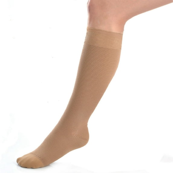 Jobst UltraSheer SoftFit 20-30 Closed Toe Knee High Compression Stockings Black XLarge Full