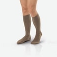 thumbnail image 1 of JOBST forMen Ambition Knee High 20-30 mmHg Ribbed Dress Compression Socks, Closed Toe, 1 Long, Brown, 1 of 3