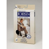 JOBST forMen Ribbed Knee High Socks Closed Toe 30-40mmHg Brown X-Large