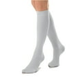 thumbnail image 1 of JOBST soSoft Knee High Compression Socks 8-15 mmHg Closed Toe - Ribbed White Small, 1 of 2
