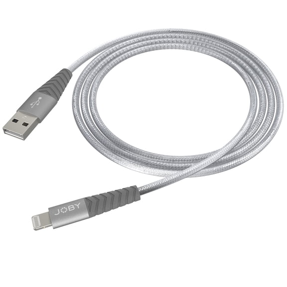 JOBY 9.8' High Speed MFi Certified Charge and Sync Lightning Cable, XL