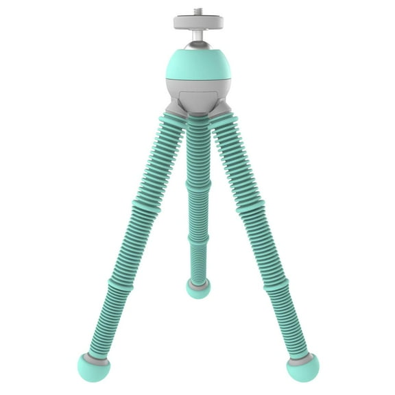 JOBY PodZilla Flexible Medium Tripod Kit with GripTight 360 Degree Phone Mount, Teal