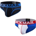 thumbnail image 1 of JOCJMAIL 2PCS/Pack Mens Briefs Men's Athletic Underwear Mens Breathable Briefs for Gym Sport underwear, 1 of 8