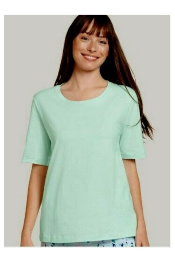 Intimates Light Blue Sleep Shirt Pajama Top S