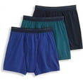 thumbnail image 1 of JOCKEY MEN'S PACK 3 - MESH BLUE GREEN - MEDIUM - UNDERWEAR BOXER BRIEFS COTTON, 1 of 1