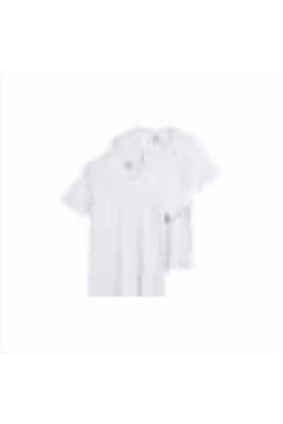 Men's Tall Man 100% Cotton Classic V-Neck Undershirt - 2 Pack