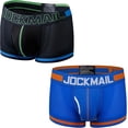 thumbnail image 1 of JOCKMAIL 2 Pack/PCS Men's Mesh U Pouch Underwear Mens Underwear Briefs Boxer Briefs Breathable Underpants Pants Trunks, 1 of 9