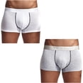 thumbnail image 1 of JOCKMAIL 2 Pack/PCS Men's Underwear Boxer Briefs Mens Modal Boxer Briefs Breathable Stretch Underwear, 1 of 12