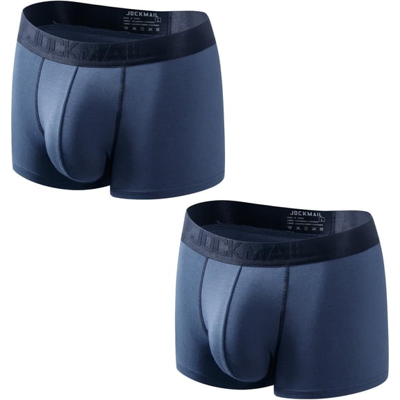 JOCKMAIL 2 Pack/PCS Men's Underwear Boxer Briefs Soft Breathable Modal Underwear for Men Sports