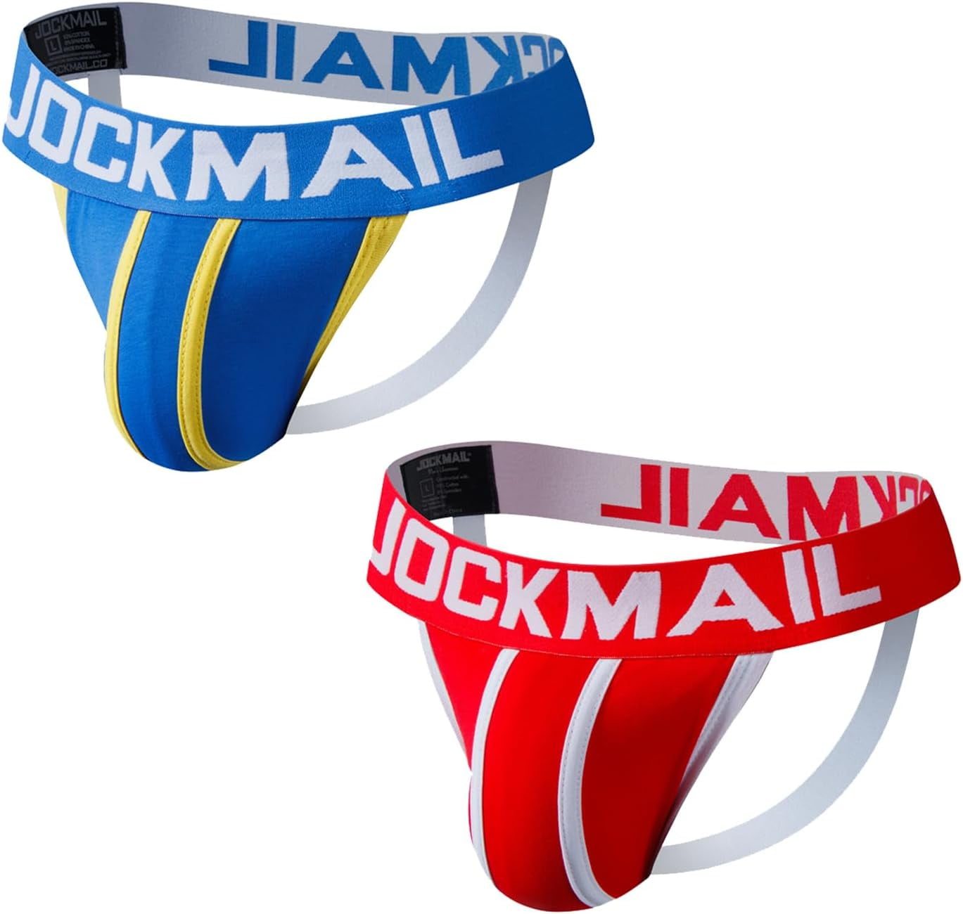 JOCKMAIL 2PCS/Pack Jockstraps Men Thong Underwear Men GString Thong