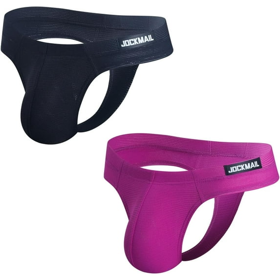 JOCKMAIL 2PCS/Pack Men Underwear Brief Bikini Athletic Briefs Low Rise Men Briefs Sport Underwear Pack