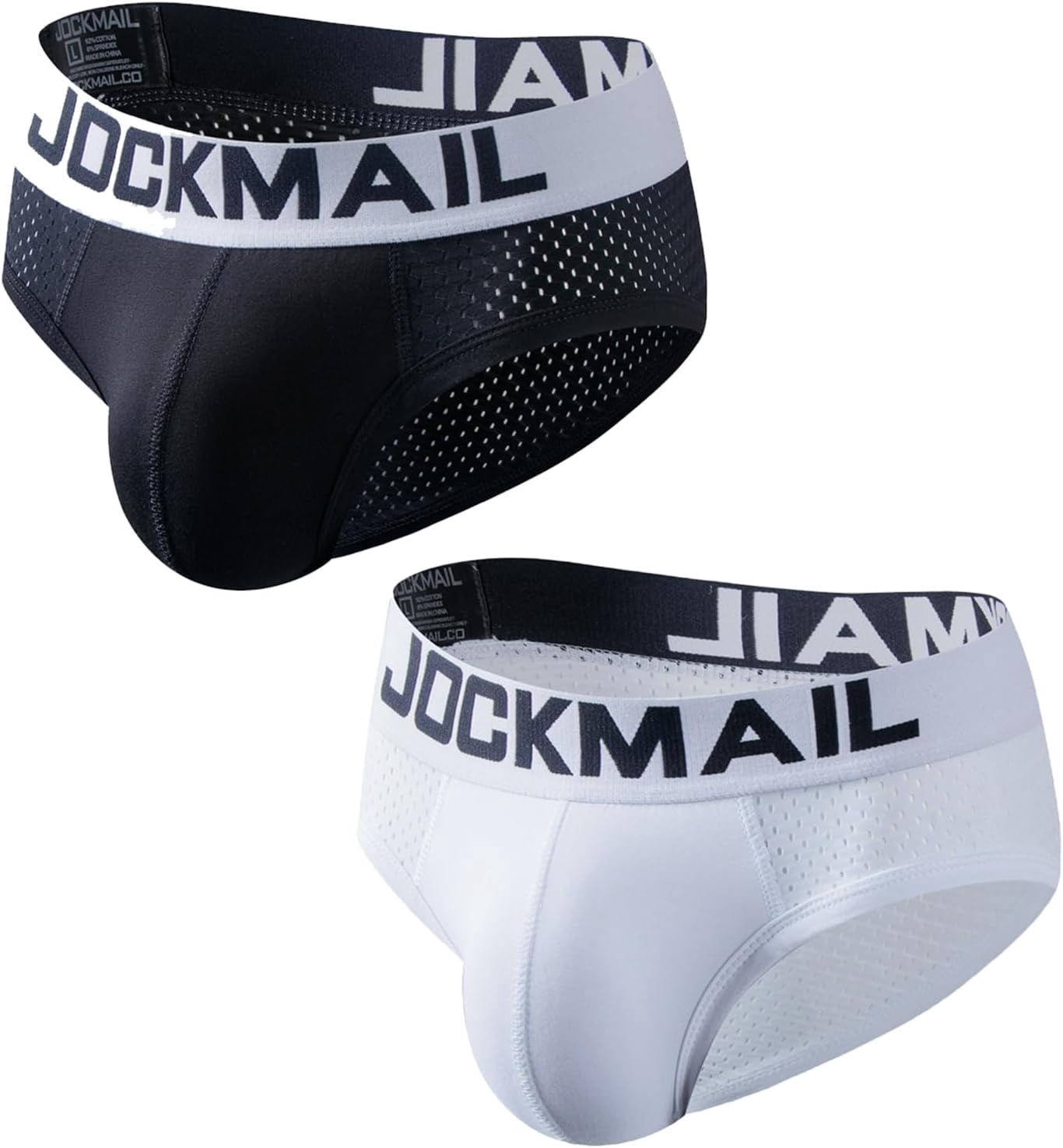 JOCKMAIL 2PCS/Pack Men’s Low-Rise Mesh Breathable Briefs Sports ...