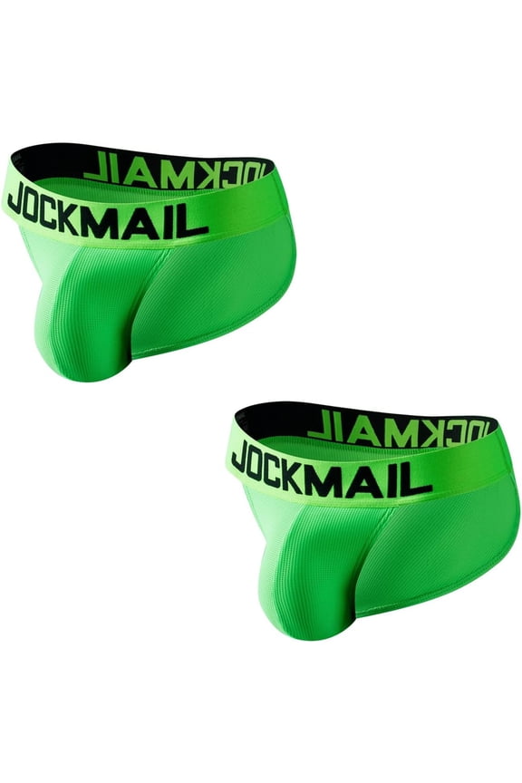 2PCS/Pack Men's Underwear Briefs Comfortable Low Waist Mens Briefs Underwear Mens Sport Underwear