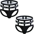thumbnail image 1 of JOCKMAIL 2PCS/Pack Mens Breathable Jockstrap Mens Thong Jock Strap Male Underwear Low Rise Seamless Thongs, 1 of 7