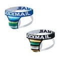 thumbnail image 1 of JOCKMAIL 2PCS/Pack Mens Briefs Jock Strap Mens Thongs Athletic Supporter Rainbow Cotton Men Sport Underwear, 1 of 6