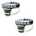 thumbnail image 1 of JOCKMAIL 2PCS/Pack Mens Briefs Jock Strap Mens Thongs Athletic Supporter Rainbow Cotton Men Sport Underwear, 1 of 5