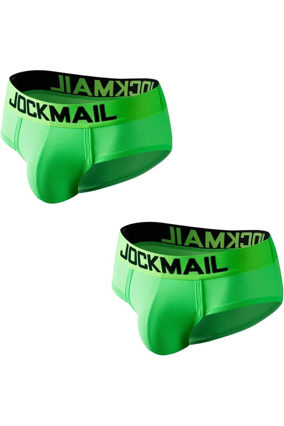 2PCS/Pack Mens Briefs Underwear Low Waist Comfortable Mens Underwear Briefs Sport Underwear