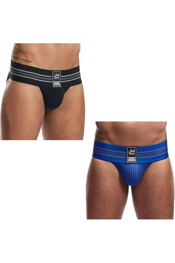 2PCS/Pack Mens Briefs Underwear Soft Breathable Underwear Men's Cotton Stretch Underwear Support Briefs