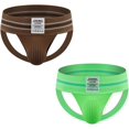 thumbnail image 1 of JOCKMAIL 2PCS/Pack Mens Jock Strap Briefs Men's Thongs Breathable Underwear Mens Bikini Underwear, 1 of 4