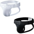 thumbnail image 1 of JOCKMAIL 2PCS/Pack Mens Jock Strap Briefs Mens Athletic Jockstrap Mens Cotton Seamless Thongs Underwear, 1 of 7