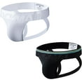 thumbnail image 1 of JOCKMAIL 2PCS/Pack Mens Jock Strap Briefs Mens Athletic Jockstrap Mens Cotton Seamless Thongs Underwear, 1 of 7