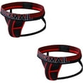 thumbnail image 1 of JOCKMAIL 2PCS/Pack Mens Jock Straps Underwear Mens Briefs Mens Thongs Underwear Breathable Mens Bikini Underwear Pack, 1 of 6