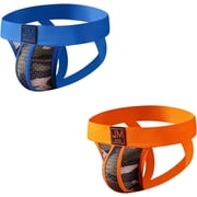 JOCKMAIL 2PCS/Pack Mens Jock Straps Underwear Mens Thongs Wide Belt Mesh Mens Briefs Mens Cotton Underwear