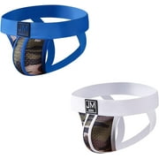 JOCKMAIL 2PCS/Pack Mens Jock Straps Underwear Mens Thongs Wide Belt Mesh Mens Briefs Mens Cotton Underwear