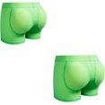 thumbnail image 1 of JOCKMAIL 2PCS/Pack Mens Padded Boxer Brief for Enhancing Buttocks Male Underpants Boxers Pack of 2 Padding Underwear, 1 of 8