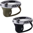 thumbnail image 1 of JOCKMAIL 2Pack/PCS Men's  Thongs Athletic Supporter Men's Briefs Rainbow Underwear Gym Workout, 1 of 9