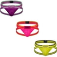 thumbnail image 1 of JOCKMAIL 3PCS/Pack Men Jockstrap Underwear Athletic Supporter Jockstrap Low Rise Men Briefs Jockstrap Sport Underwear, 1 of 6