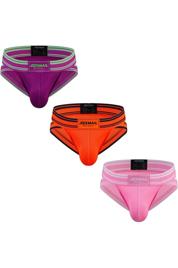 3PCS/Pack Men's Underwear Briefs Mens Breathable Comfortable Briefs Athletic Underwear Mens Briefs Underwear Pack