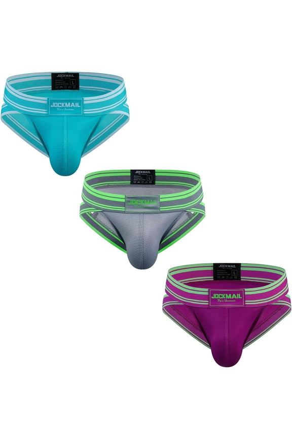 3PCS/Pack Men's Underwear Briefs Mens Breathable Comfortable Briefs Athletic Underwear Mens Briefs Underwear Pack