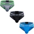 thumbnail image 1 of JOCKMAIL 3PCS/Pack Men's Underwear Briefs Mens Breathable Comfortable Briefs Athletic Underwear Mens Briefs Underwear Pack, 1 of 9