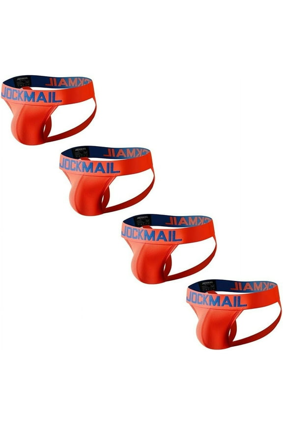 4PCS/Pack Mens Underwear Jockstraps Comfort Mens Jock strap Breathable Mens Jockstrap