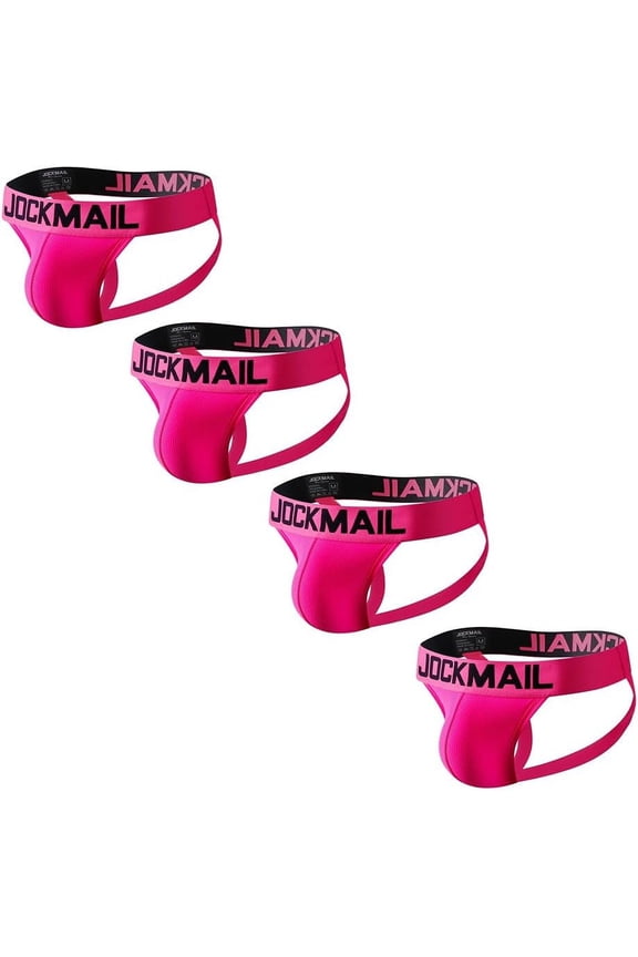 4PCS/Pack Mens Underwear Jockstraps Comfort Mens Jock strap Breathable Mens Jockstrap