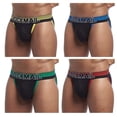 thumbnail image 1 of JOCKMAIL 4PCS/Packs Sexy Men Underwear Men Briefs Breathable Male Panties Underpants, 1 of 9