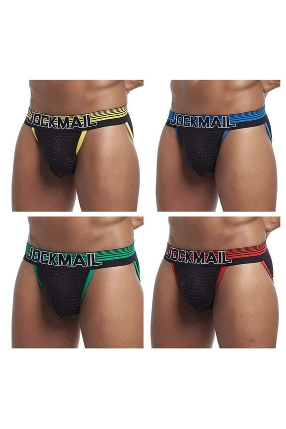 4PCS/Packs Sexy Men Underwear Men Briefs Breathable Male Panties Underpants