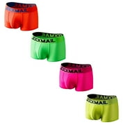 JOCKMAIL 4pcs/Pack Mens Briefs Underwear Jockstrap Mesh Briefs Men Underpants Athletic Supporter
