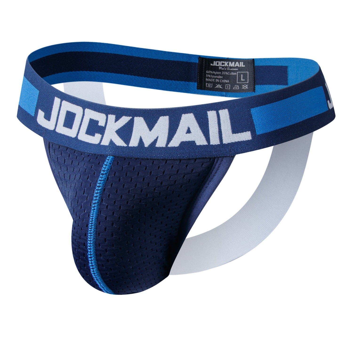 JOCKMAIL Men Jock Straps Nylon Mesh Breathable Men Underwear Briefs