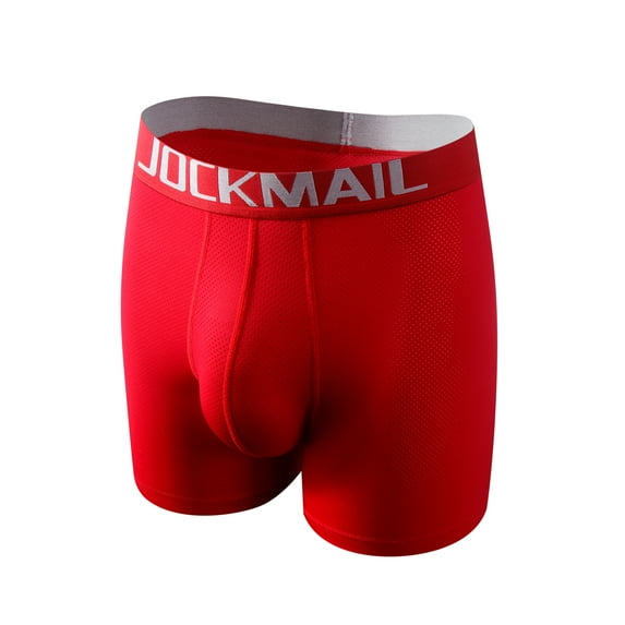 JOCKMAIL Men Underwear Boxer Shorts Active Sports Soft Breathable Underwear Care Trunks Boxer Briefs Sport