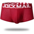 thumbnail image 1 of JOCKMAIL Men Underwear Boxers Mesh Low Waist Men Panties Male Underpants Men Boxer Short, 1 of 13