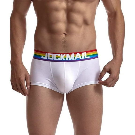 JOCKMAIL Men Underwear Briefs Wide Belt Men's  Comfortable Mens Sport Underwear Boxer