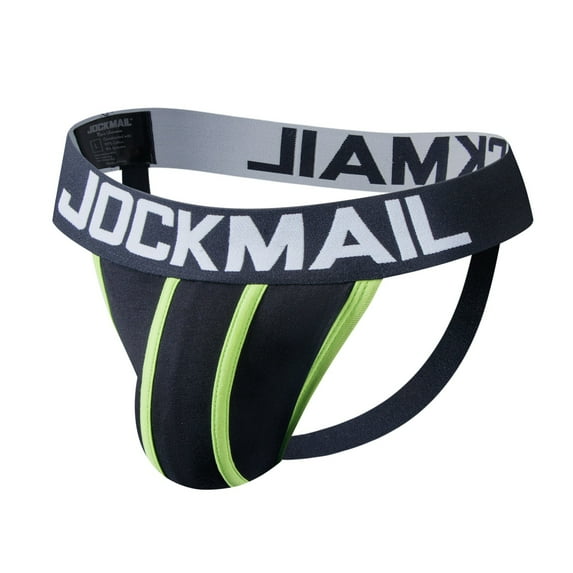 JOCKMAIL Men Underwear Men G String Thong Jockstrap Underwear Breathable Jock Strap