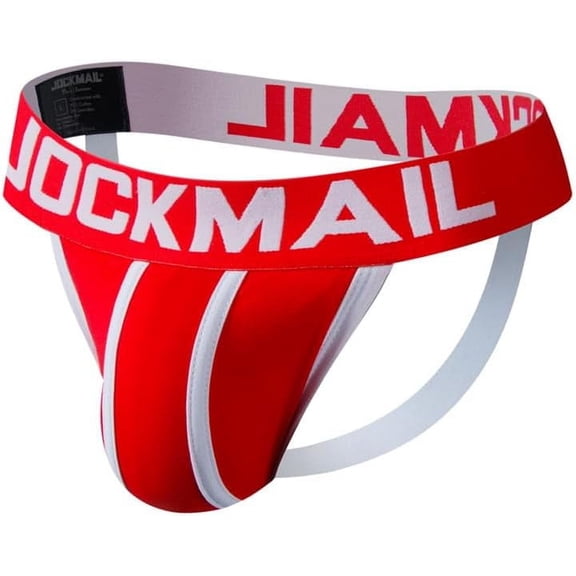 JOCKMAIL Men Underwear Men G String Thong Jockstrap Underwear Breathable Jock Strap