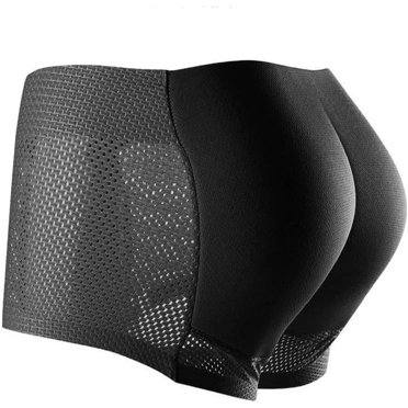 Men's Butt Lifter Hip Enhancer Briefs – Padded Boxer Underwear, Nylon/Spandex, Seamless, S-3XL