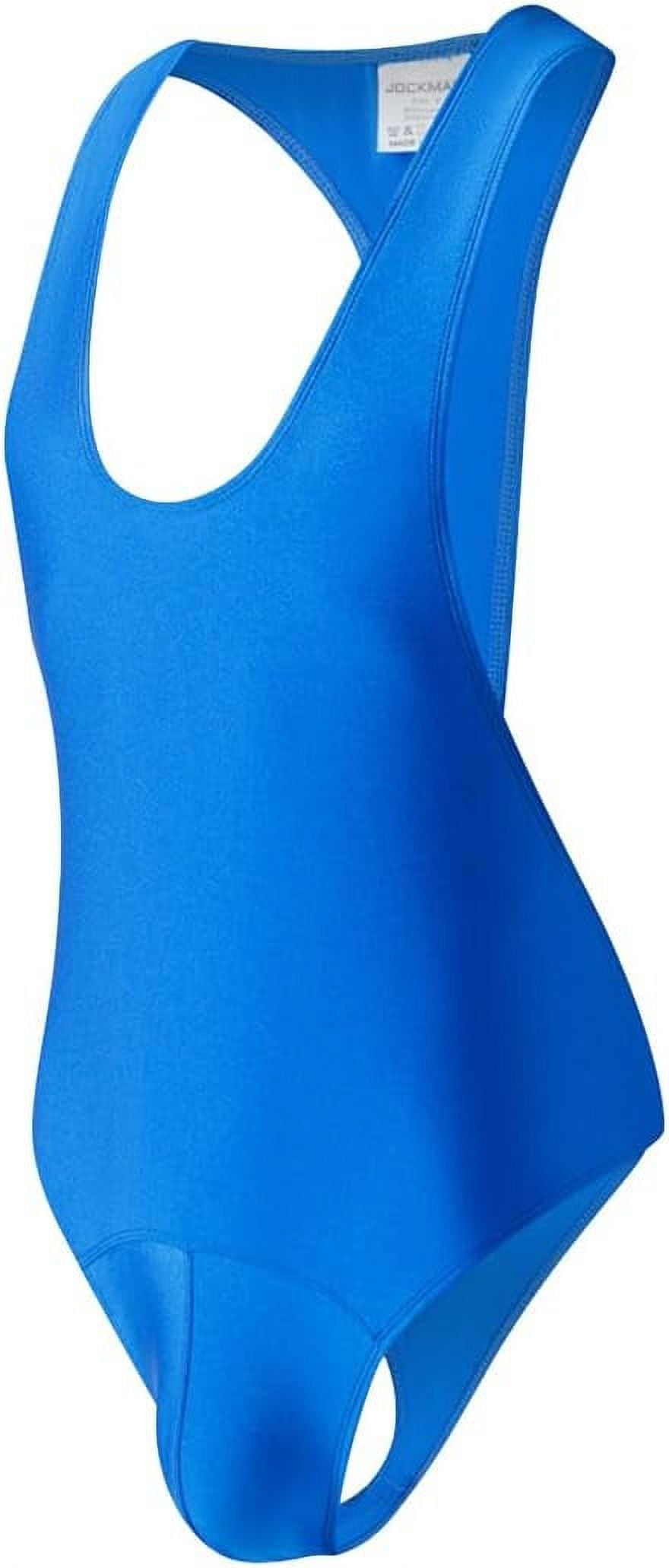 Jockmail Mens Bodysuit Leotard Sexy Mens One Piece Swimsuit Back One