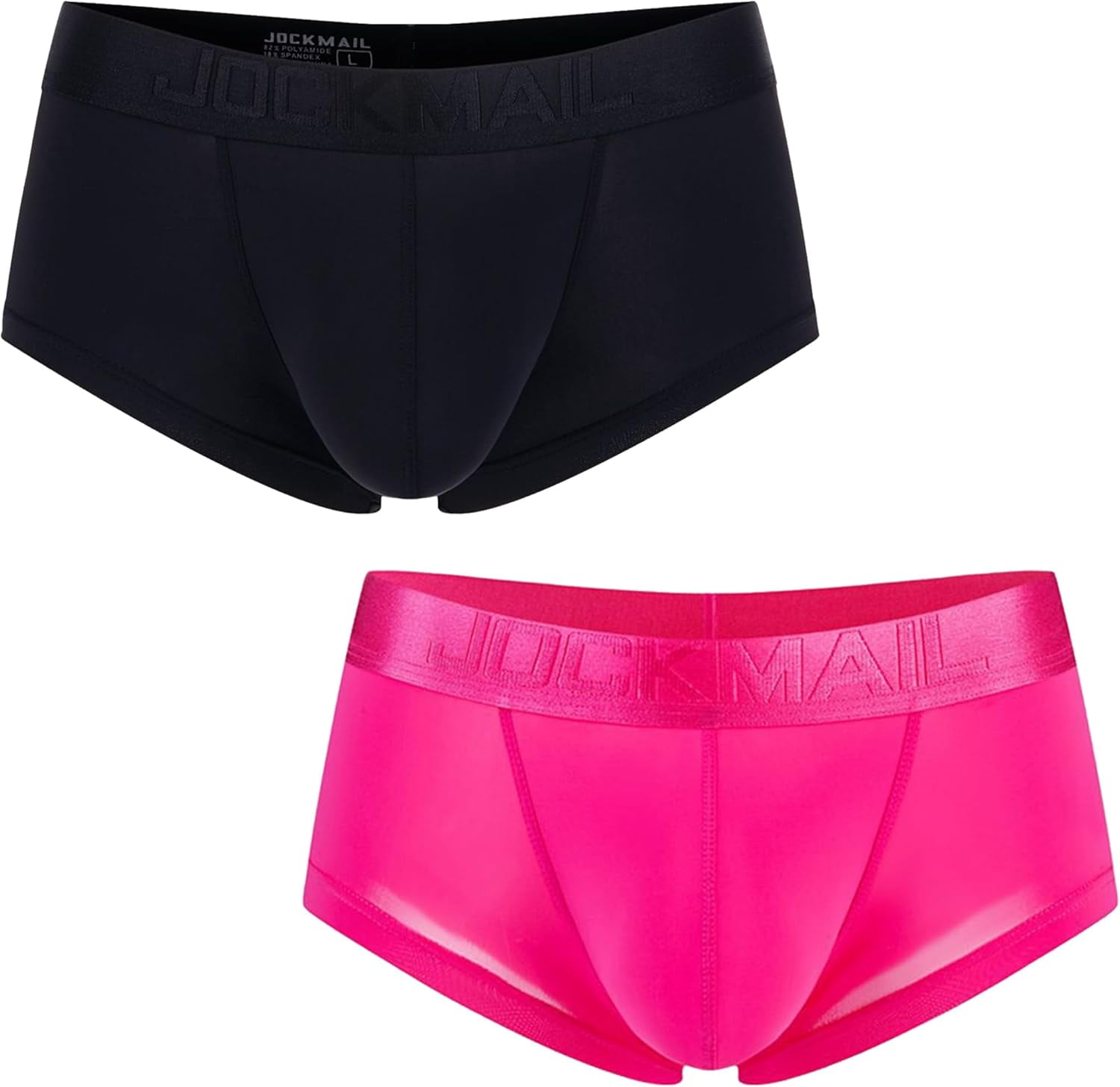 JOCKMAIL Men's Boxer Briefs Ice Silk Boxer Brief Breathable Soft