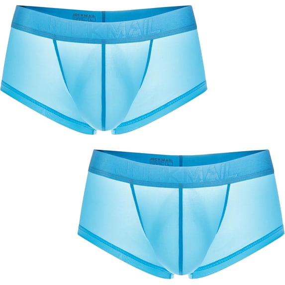 JOCKMAIL Men's Boxer Briefs Ice Silk Boxer Brief Breathable Soft Moisture-Wicking