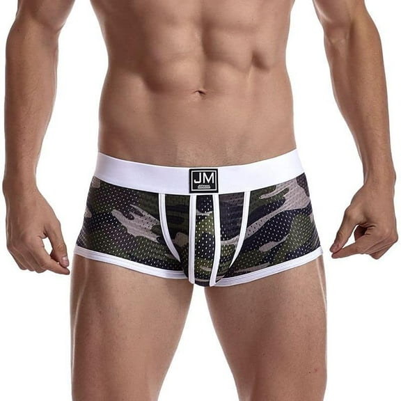 JOCKMAIL Men's Boxer Briefs Mens Underwear Boxer Briefs with Men's Boxer Shorts Camouflage Underwear